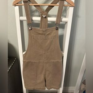 Aerie medium olive green overalls